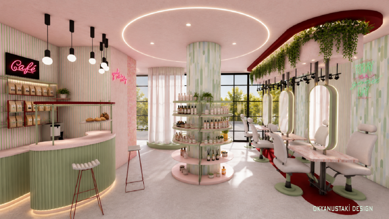 K-Beauty Güzellik Salonu İç Mekân Tasarımı
