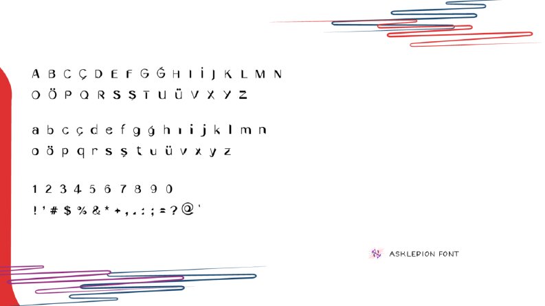 Asklepion - Font Tasarımı