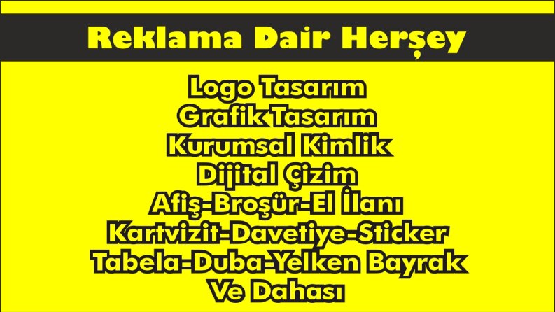 Reklama Dair Herşey