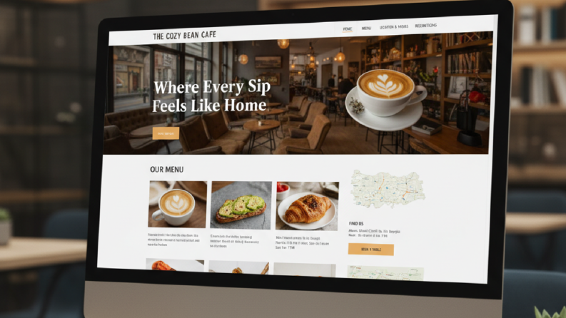 Kafe/Restoran Web Sitesi
