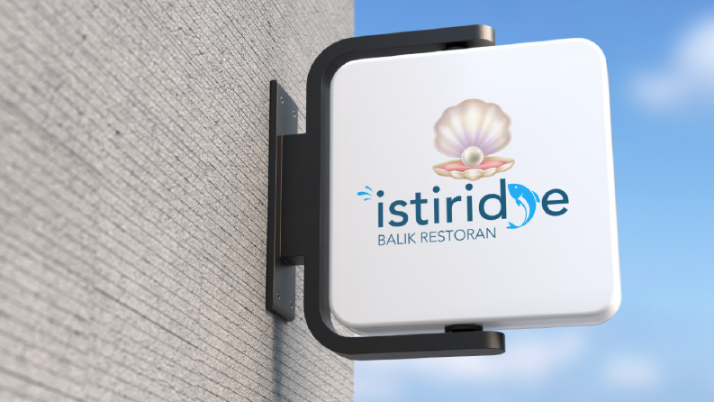 İstiridye Balık Restoran - Logo Tasarımı 