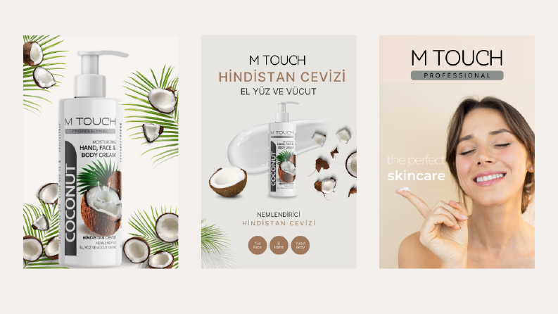 M Touch Kozmetik Ürünleri - Reklam Tasarımları