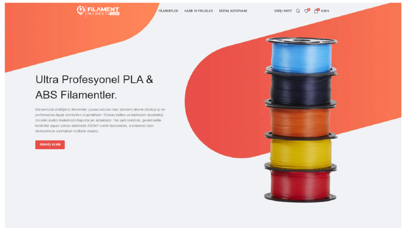 Filament Marketi E-Ticaret Sitesi