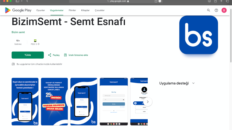 BizimSemtApp (E-ticaret)