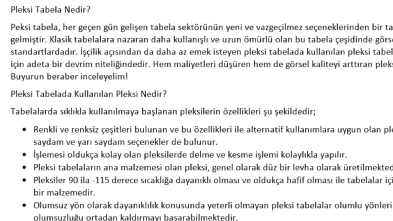 İş örneğim