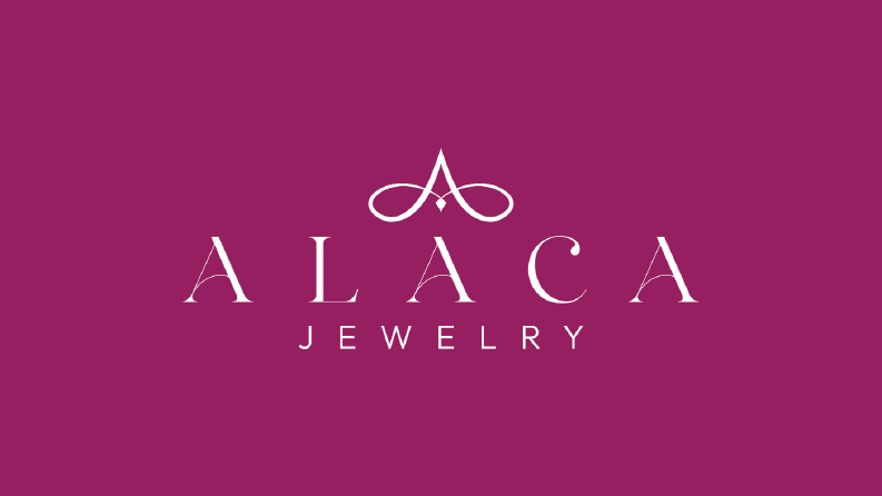 Alaca Jewelry Logo Tasarımı & Takı Kutu Mockup Sunumu