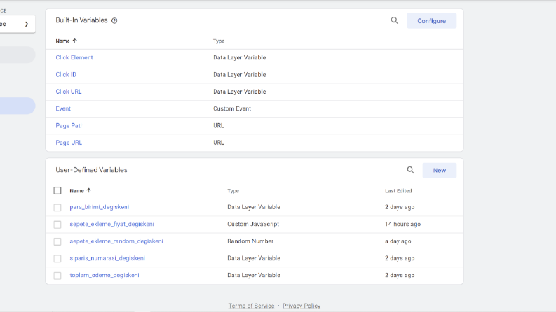 Google Tag Manager Kurulumları