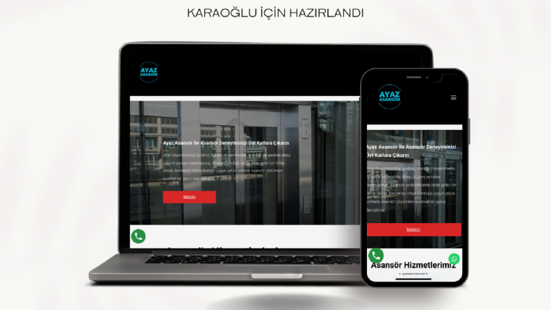 Ayaz Asansör/İnternet Sitesi