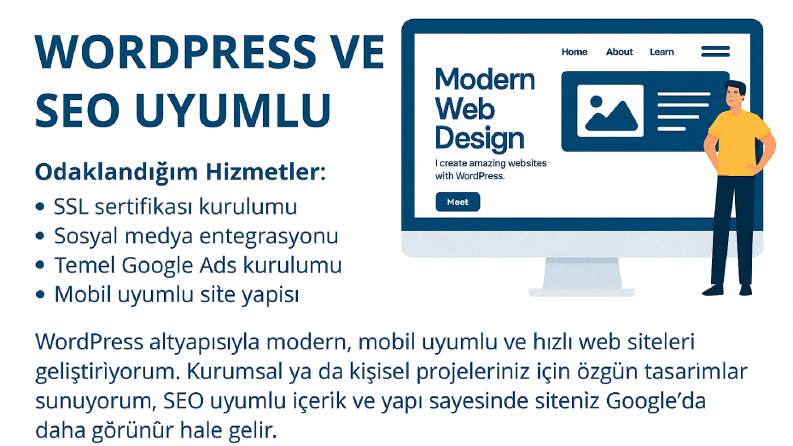 WordPress ve SEO Uyumlu Modern Site Hizmeti