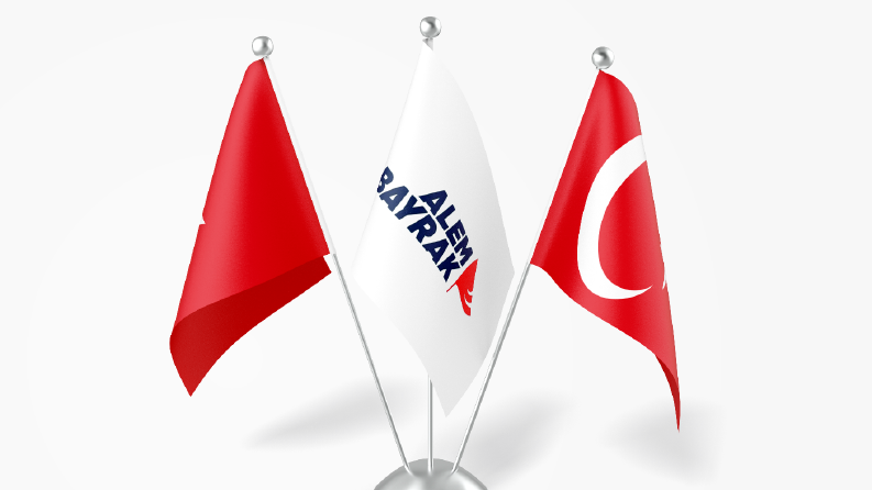 Alem Bayrak Sosyal Medya Mockup Çalışması