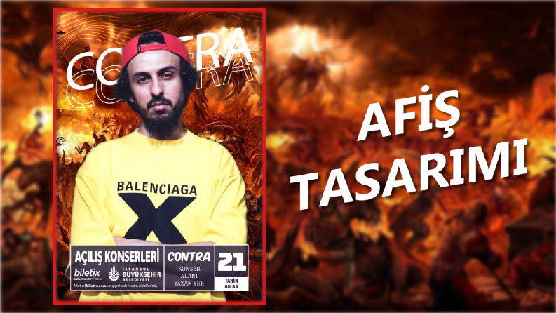 Contra - Konser Afiş Tasarımı