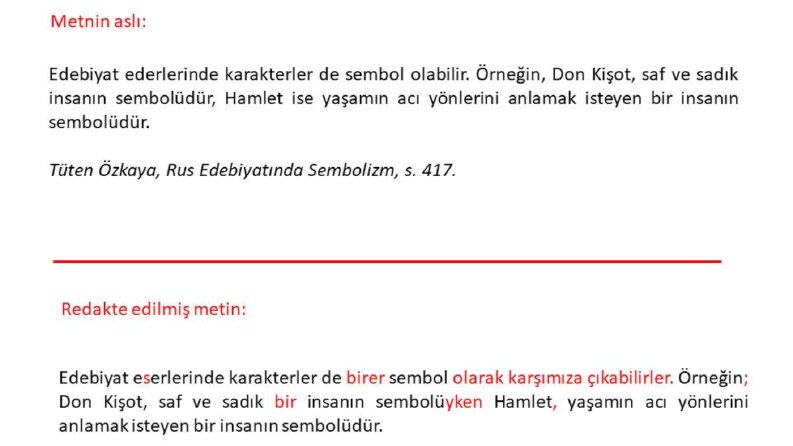 Edebiyat Eserleri ve Semboller