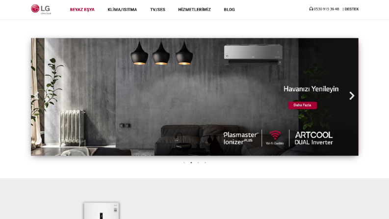 LG Yetkili Servis Landing