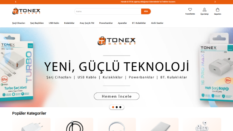 Ticimax E-Ticaret Kurulum | Tonex Market