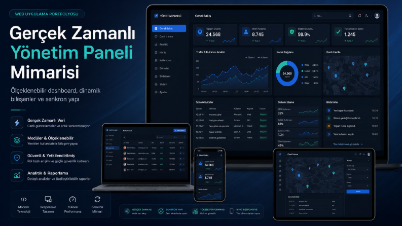 Gerçek Zamanlı Yönetim Paneli Mimarisi