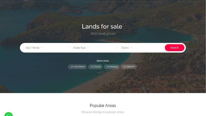 Emlak satış / kiralama web sitesi ve yönetim yazılımı