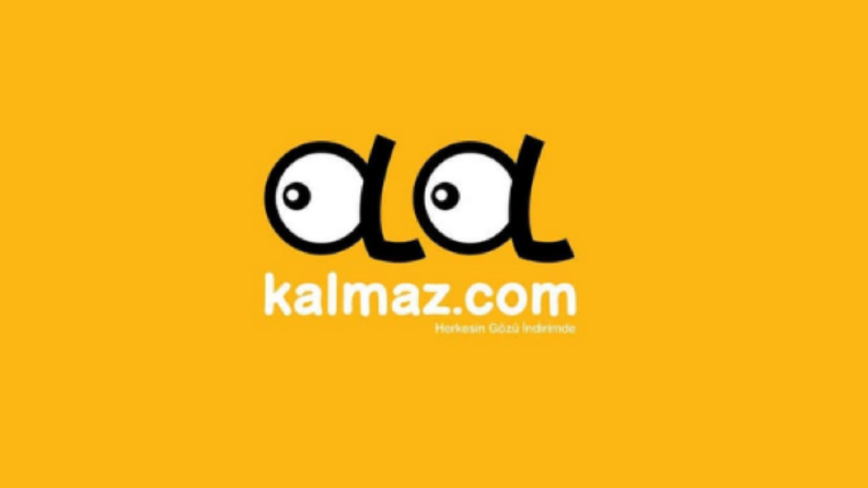 ''Al Al Kalmaz'' karikatüristik e-ticaret web site logosu.