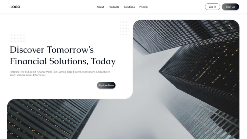 Fintech Web Design