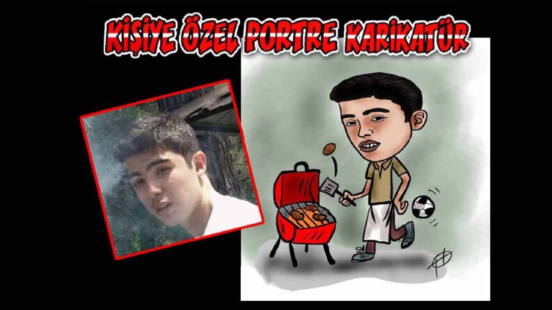 Ben, fotoğrafınızdan portre karikatürünüzü çizebilirim