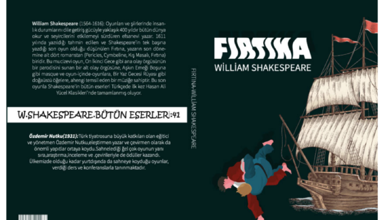Fırtına kitap kapağı tasarımı