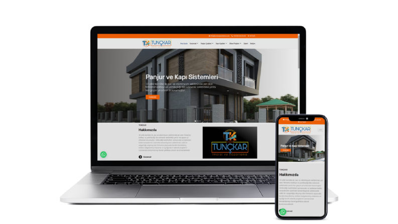 Tunçkar Pazarlama Kurumsal Web Sitesi