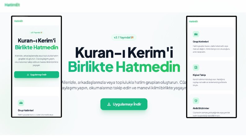 Mobil uygulama Web sitesi