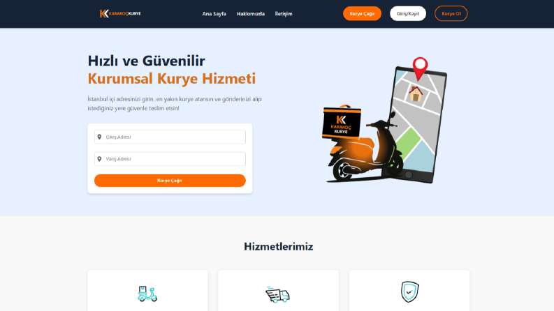 KaraKocKurye.com PHP Yazılımı