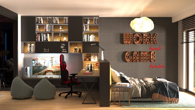 Örnek ev render çalışmalarım
