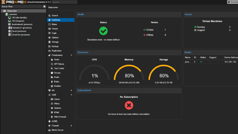 Proxmox Sanal Sunucu Kurulumu ve Mevcut Sunucunun Taşınması