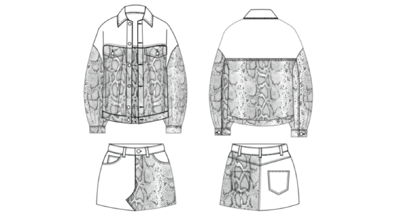 Snake Laser Pattern Suit