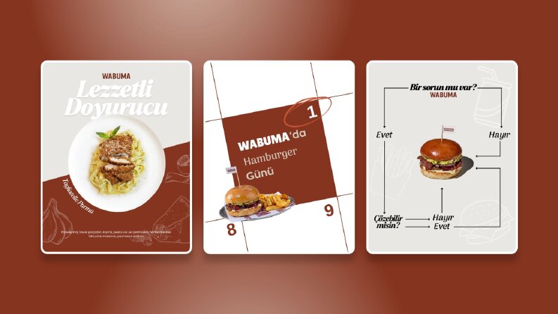 Fast Food Markası - Sosyal Medya İçerik Tasarımı