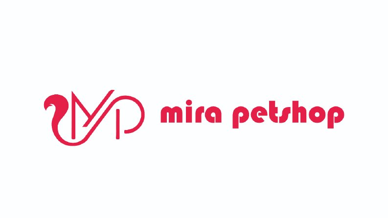 mira petshop - logo tasarımı