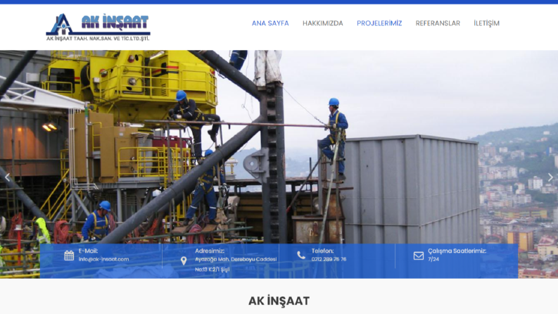 İnşaat Firması Sitesi