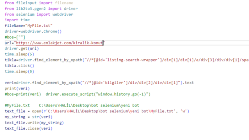 Python Selenium