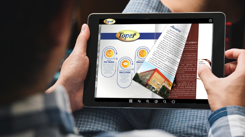 ipad üzerinden e-Katalog