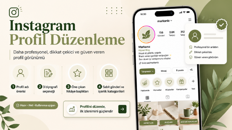 Instagram Profil Düzenleme Örneği