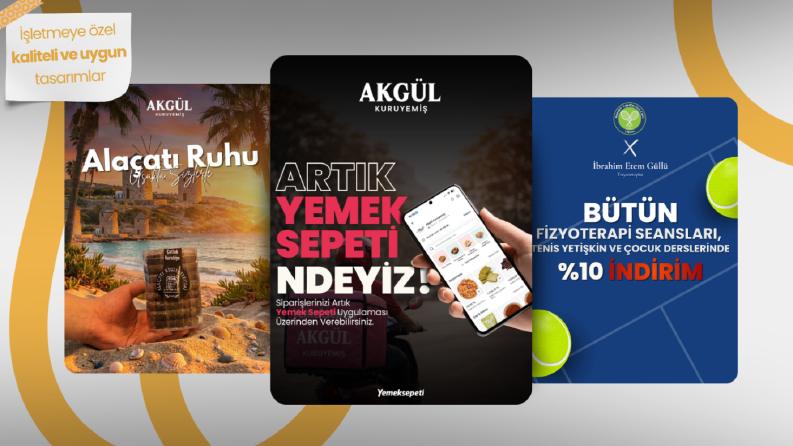 Tasarım markanızın ilk izlenimidir