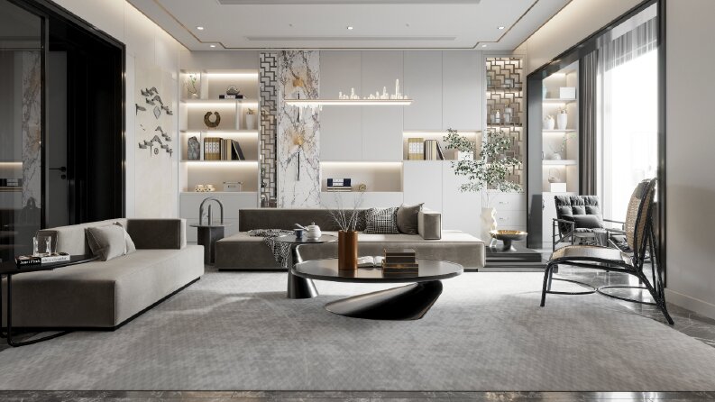 Salon ve Mutfak Konsept Tasarım ve Görselleştirme
