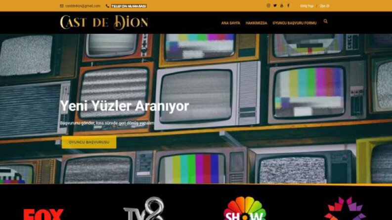 Cast Ajans Web Tasarımı Çalışması