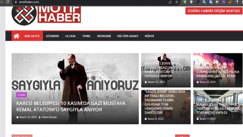 Motif Haber Web Sitesi