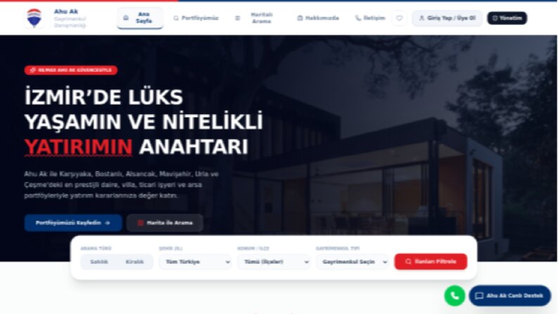 ahuak.com - Emlak Portföy Yönetim Sistemi
