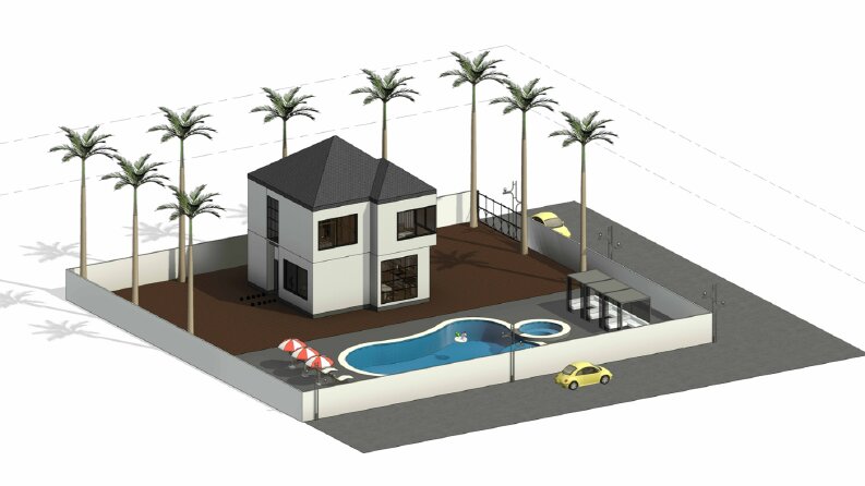 Revit Villa Projesi