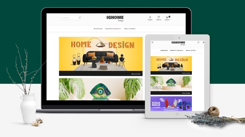 IG Home - Php Mobil Uyumlu E-Ticaret Sitesi