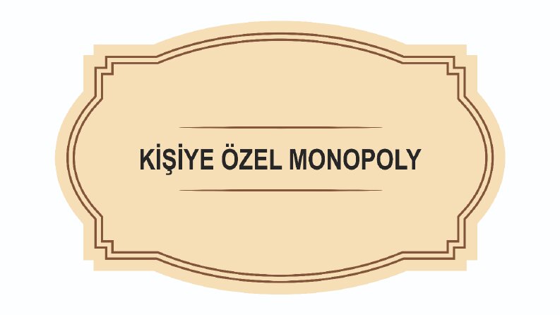 Kişiye Özel Monopoly
