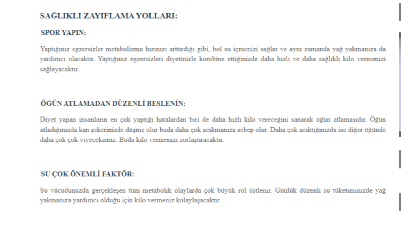 Kaliteli ve özgün içerik