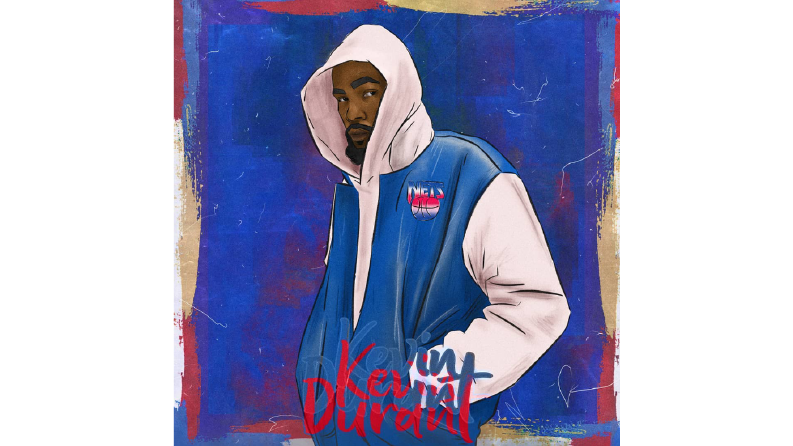 Kevin Durant İllüstrasyon