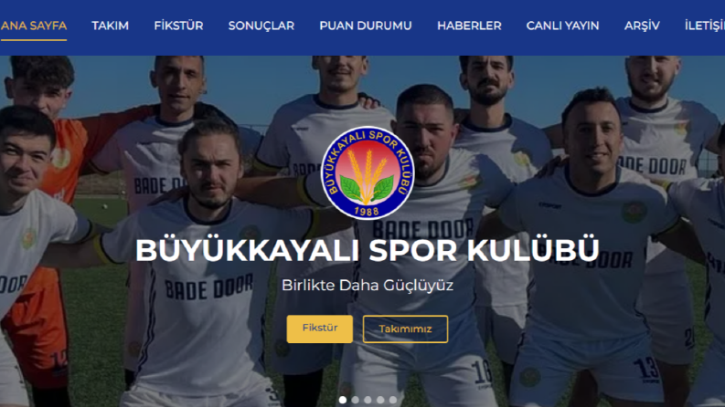 Büyükkayalı Spor Kulübü Website