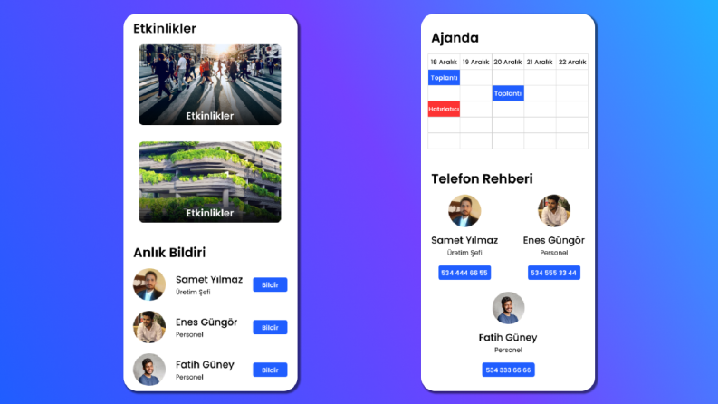 İşletme Portal Tasarımı