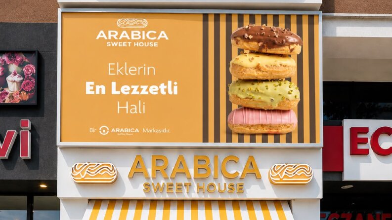 Arabica House Tabela Cephe Tasarımı