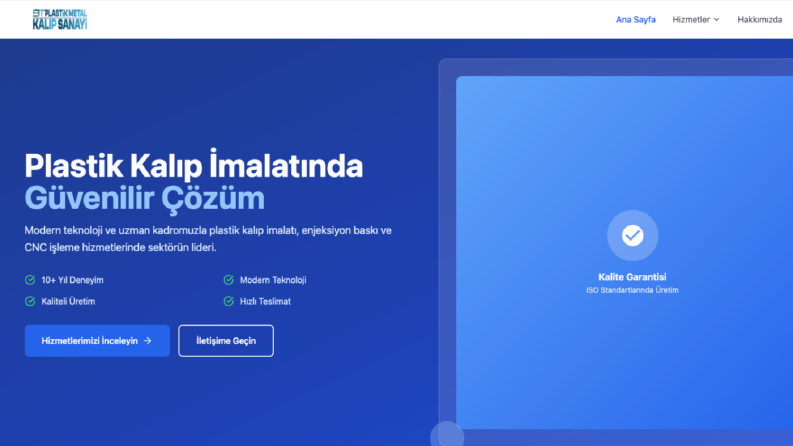 Kurumsal Tanıtım OnePage Web Site